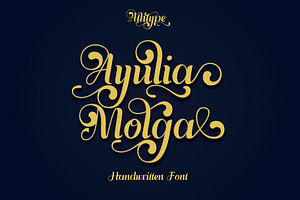 Ayulia Molga Handwritten Font