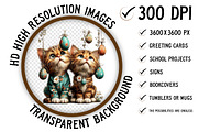 Whimsical Easter Cat Best Friend Png, an Illustration by Craft Nest (Thumbnail 2 of 11)