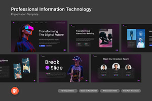 Information Technology PPT, a Presentation Template by Antstheme