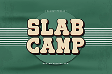Slab Camp - Modern Vintage Font