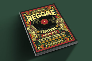 Reggae Music Flyer