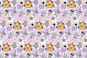 Coquette Halloween Seamless Pattern, a Pattern Graphic by Coastal 5 Designs (Thumbnail 2 of 3)