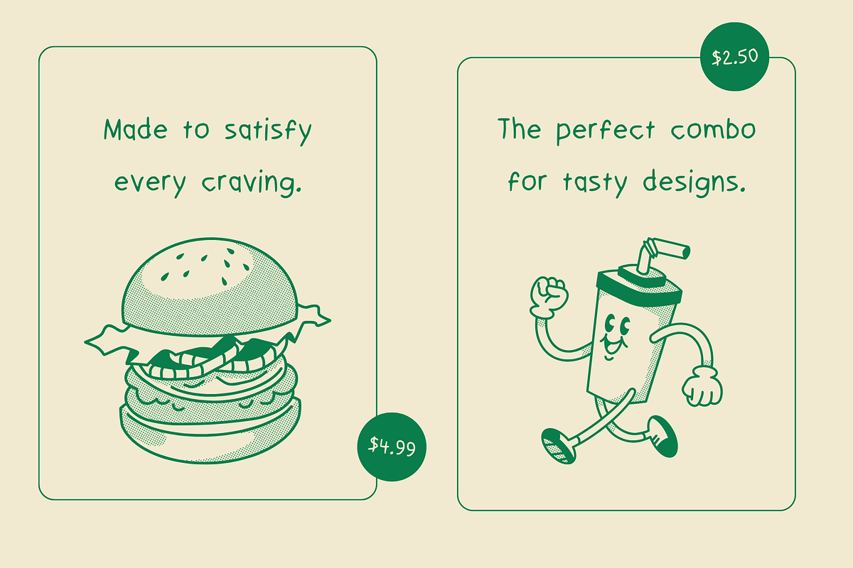 Foodie - Handwritten Font, a Handwritten Font by BiancaXavier (Photo 4 of 7)