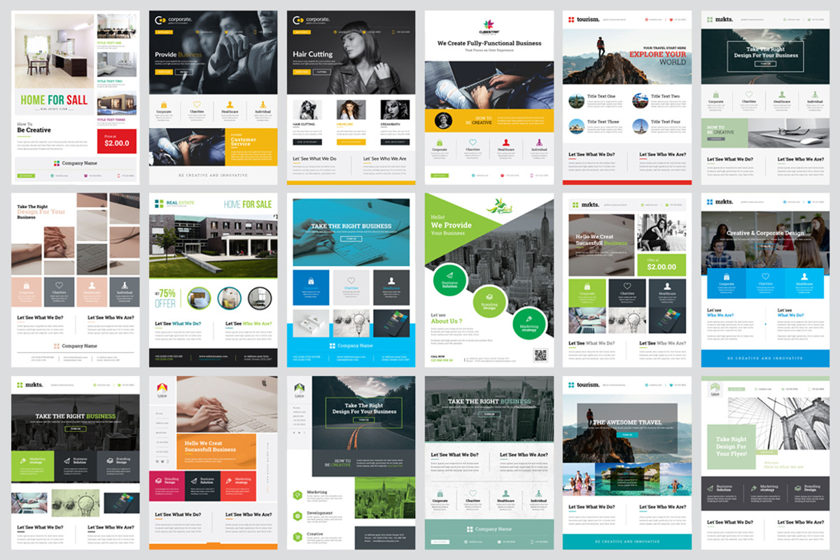 Corporate Business Flyers Bundle, a Flyer Template by GoldenPixelStudio (Photo 8 of 21)