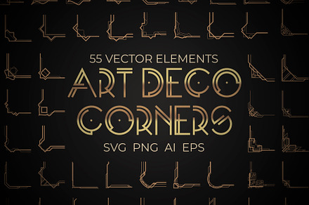 Art Deco Corners Set