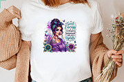 Good Energy is Contagious Boho Girl, a Seasonal Illustration by CraftArtStudio (Thumbnail 3 of 4)