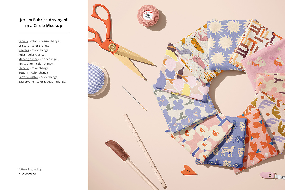 Fabric Factory v.8 Mockup Bundle, a Merchandise Mockup by creatsy5 (Photo 31 of 53)