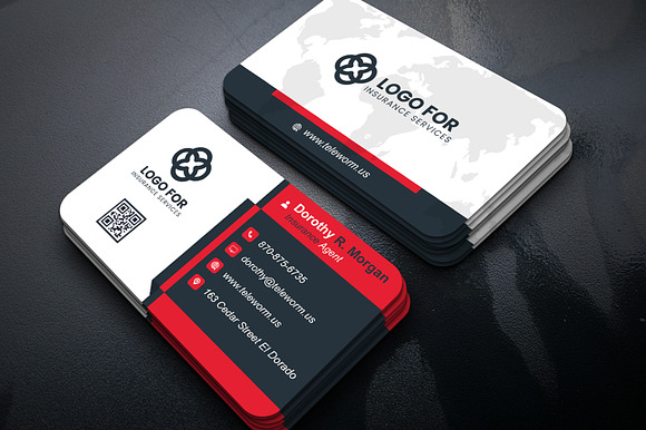 Double-Sided Business Card PSD preview 5