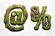 Comic Monster Font, a Serif Font by Handmadefont (Thumbnail 8 of 11)