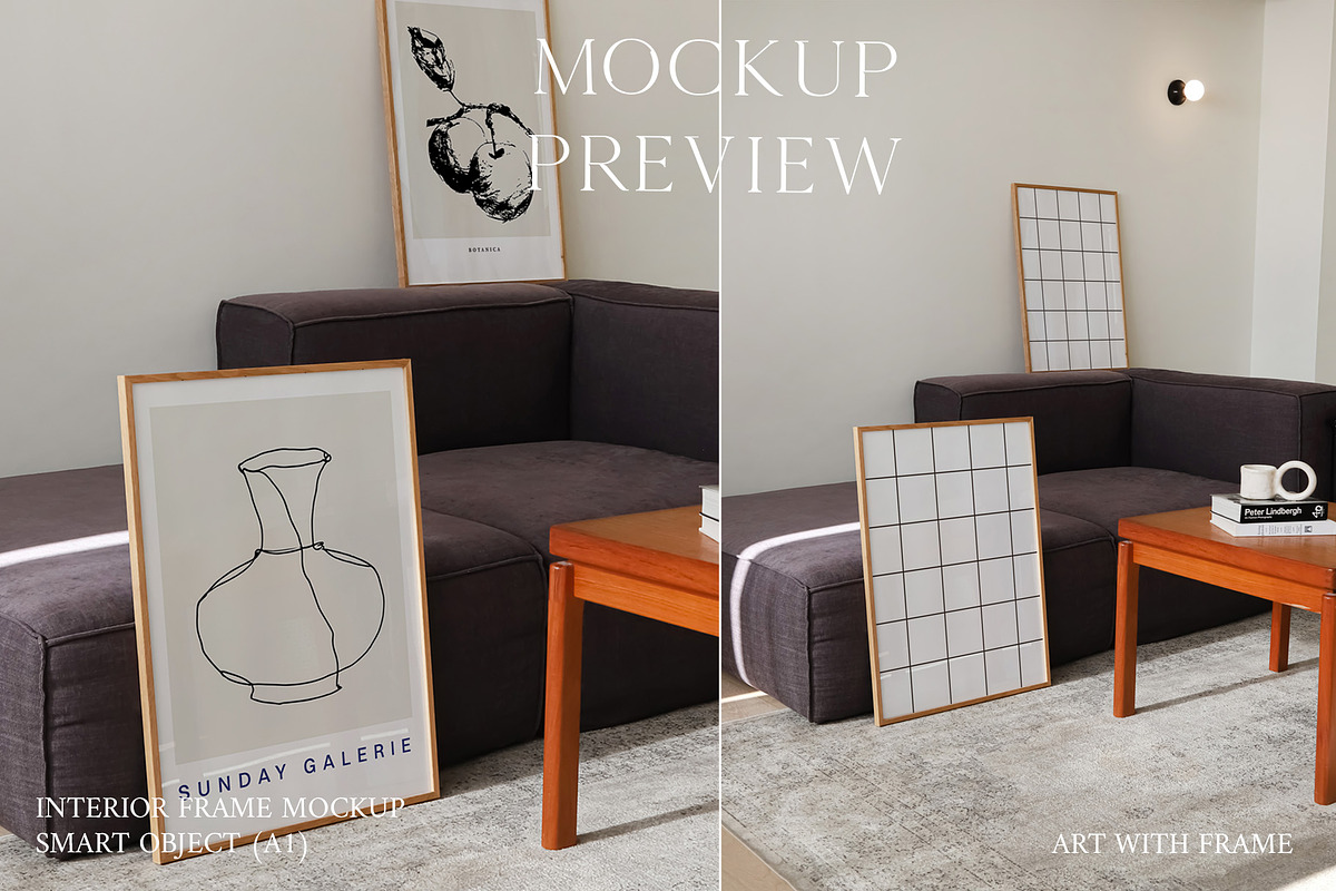Scandinavian Living Room Mockup, a Product Mockup by ArtwithFrame (Photo 10 of 16)