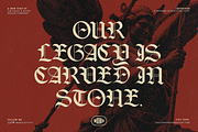 Swordheim, a Blackletter Font by Eagle & Bison Design Co. (Thumbnail 3 of 5)