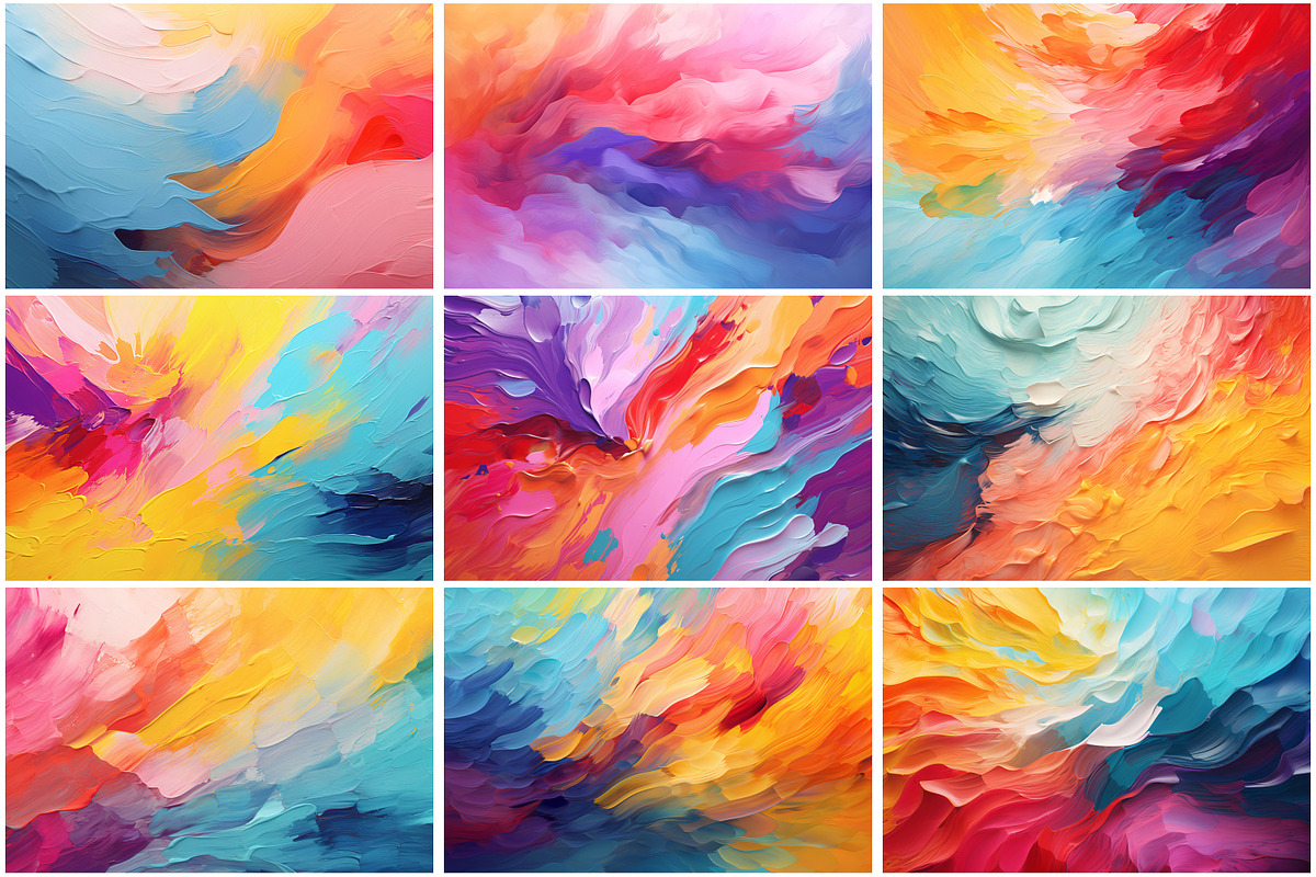 Colorful Paint Texture Background, a Texture Graphic by Forhadx5