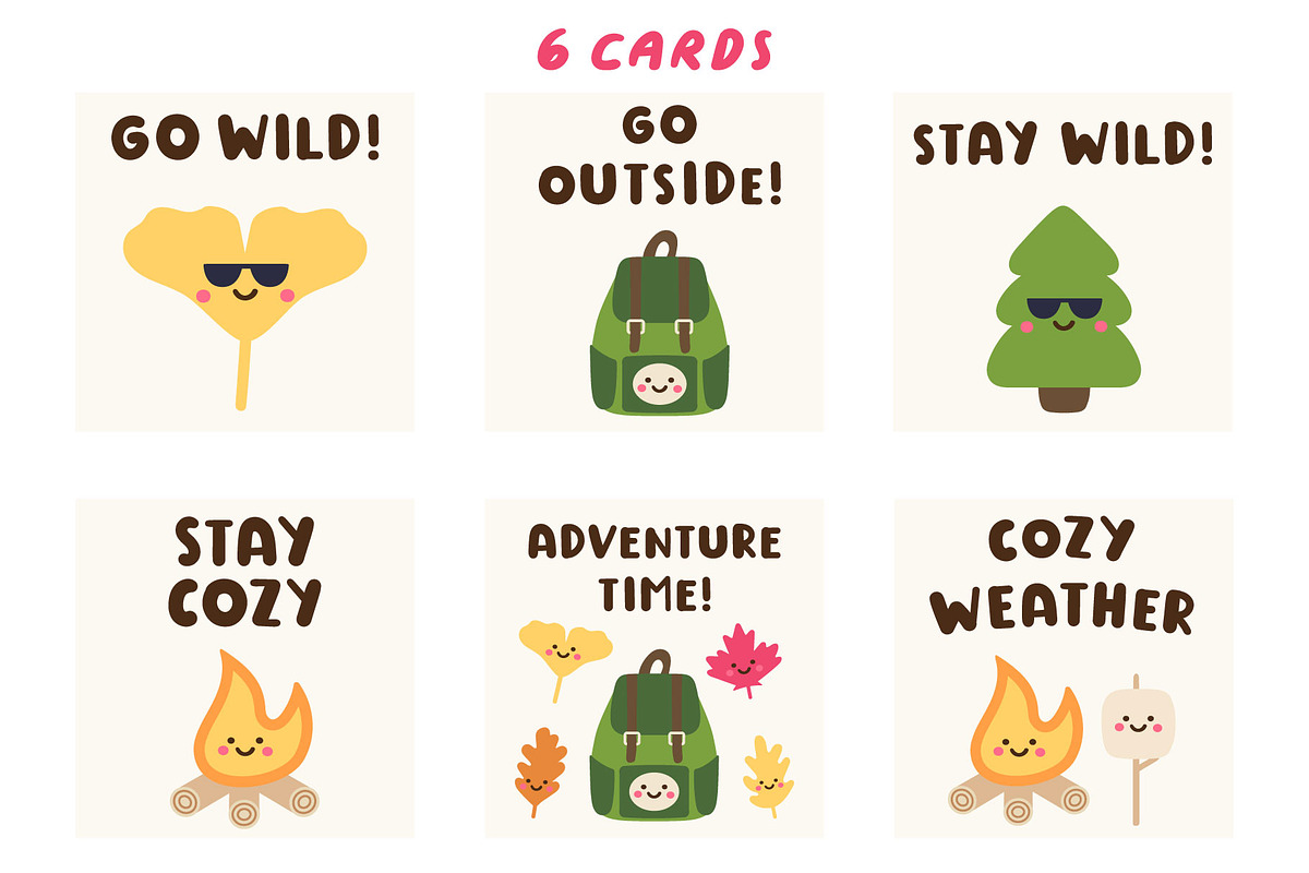 CAMPING VIBES — Cute Characters, an Object Illustration by cutelevindesign (Photo 3 of 8)