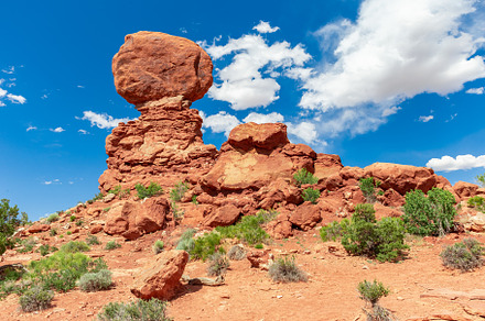 Balanced Rock, Arches National Park, a Nature Photo by Andriana Syvanych