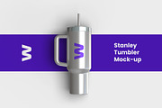 Stanley Tumbler Mockup, a Cups & Container Mockup by Farabion Studio (Thumbnail 2 of 3)
