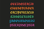 Inkspell Hand-Lettered Blackletter, a Blackletter Font by FontDuo (Thumbnail 6 of 6)