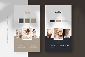 Brand Boards For CANVA & Illustrator