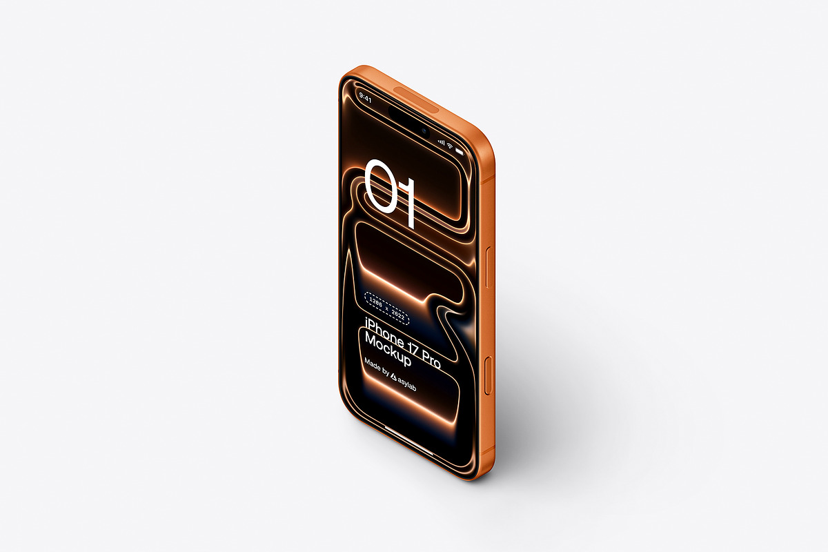 iPhone 17 Pro - 24 Mockups Scenes, an iPhone Mockup by Asylab (Photo 25 of 61)