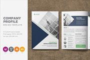 Company Brochure Bifold Template, a Brochure Template by SamiSimply7 (Thumbnail 1 of 3)