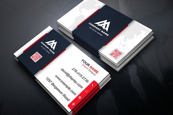 Clean PSD Business Card Template preview 5
