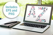 Floral alphabet and numbers, an Object Graphic by Anna Violet (Thumbnail 4 of 5)