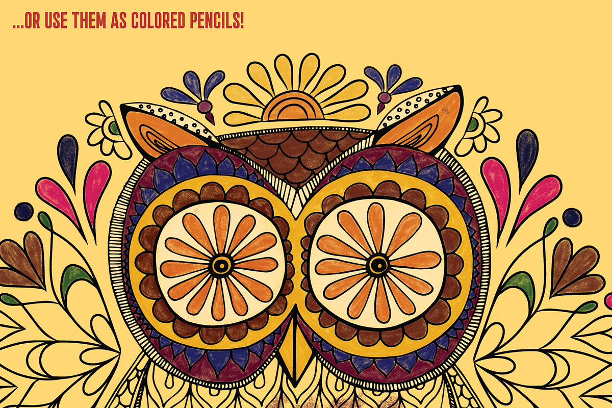 Chalk Brush Pack for Procreate, a Brush Add-On by Quiver Supply Co. (Photo 9 of 9)