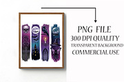 Halloween Brushstroke Png, an Illustration by Libby Wishes (Thumbnail 5 of 6)