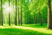 Summer Sunny Forest, a Background Graphic by Anamul Haque Anik (Thumbnail 2 of 5)