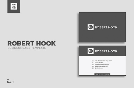Minimalist Business Card No. 1