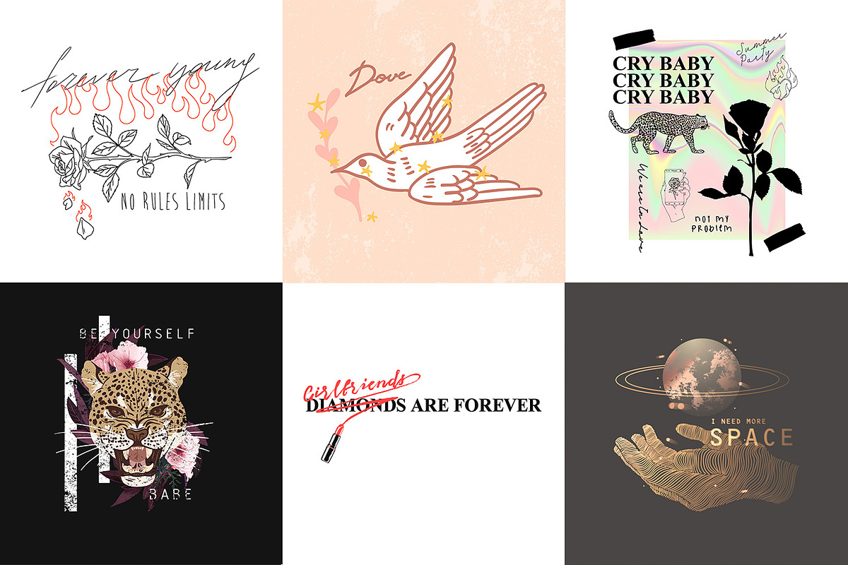 Amazing Prints Bundle, an Illustration by NKTN (Photo 6 of 15)