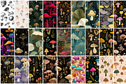 110 Mushrooms Seamless Patterns, a Pattern Graphic by mkStudioLab (Thumbnail 3 of 4)
