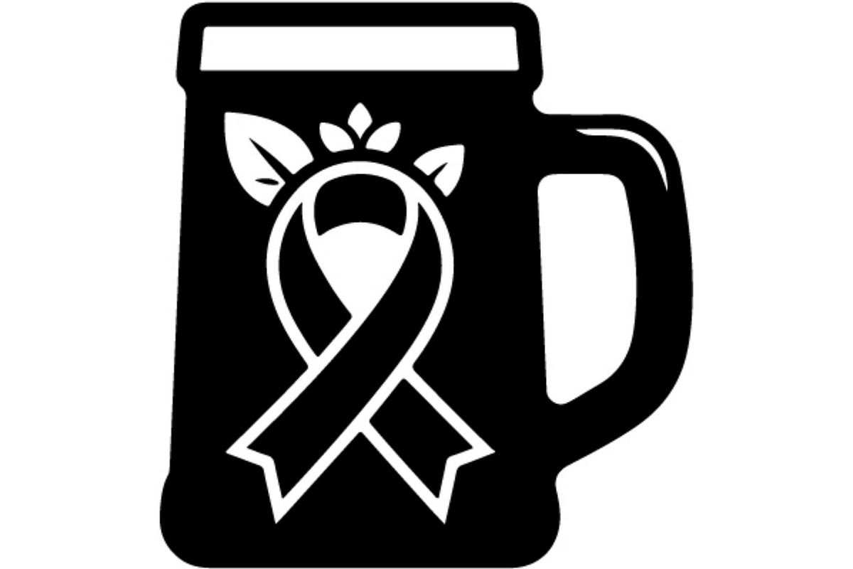 Cancer Ribbon Floral & Beer Mug, an Object Graphic by Gfx_Store (Photo 7 of 16)