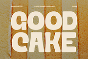 Good Cake - Food Brand Logo Font, a Sans Serif Font by Pandeka Studio (Thumbnail 1 of 9)