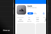 Mobile OS Icon Template Mockup - PSD, an iPhone Mockup by Asylab (Thumbnail 5 of 34)