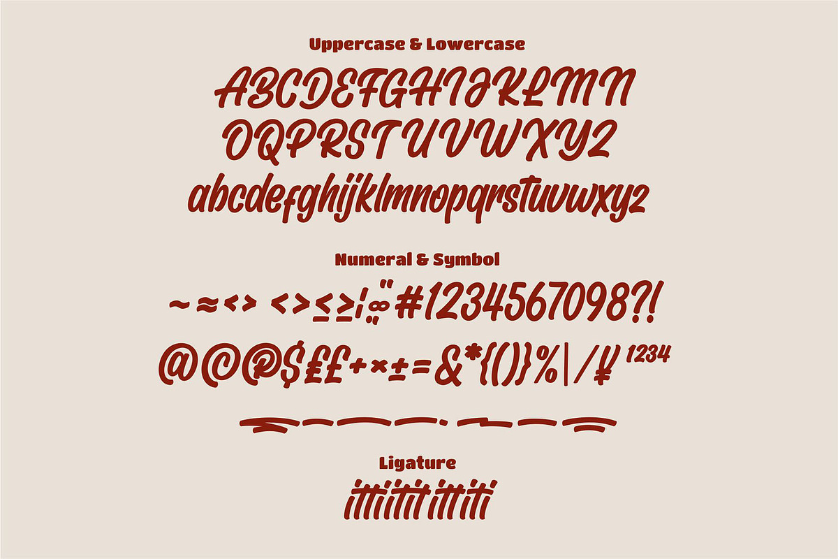 Orittish | Lettering Brand Font, a Script Font by HanzelSpace Studio (Photo 8 of 8)