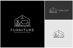 Furniture Interior Home Decor Logo, a Branding & Logo Template by ika trisiana