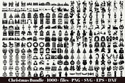 Christmas SVG Clipart Bundle, a Seasonal Illustration by DENIDigitalArtSudio (Thumbnail 1 of 14)