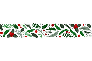 New Years and Christmas border, an Object Illustration by Tati_Kli