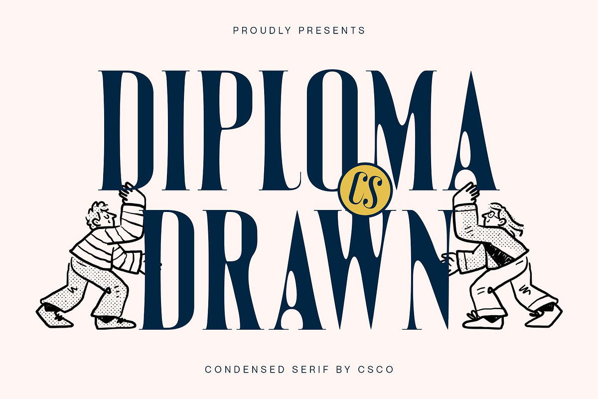 CS Diploma Drawn, a Serif Font by Craft Supply Co. (Photo 1 of 8)