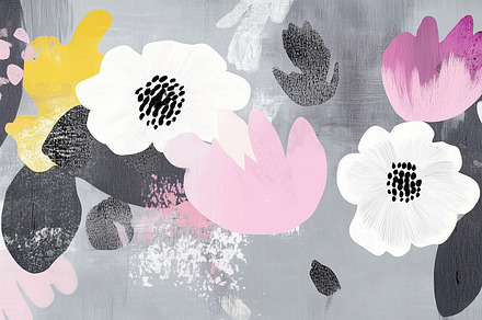 Wallpapers with a flower motif,, an Abstract Photo by Imaginarium