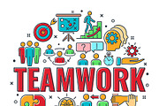 Partnership and Business Teamwork, a Person Illustration by TAlex (Thumbnail 6 of 6)