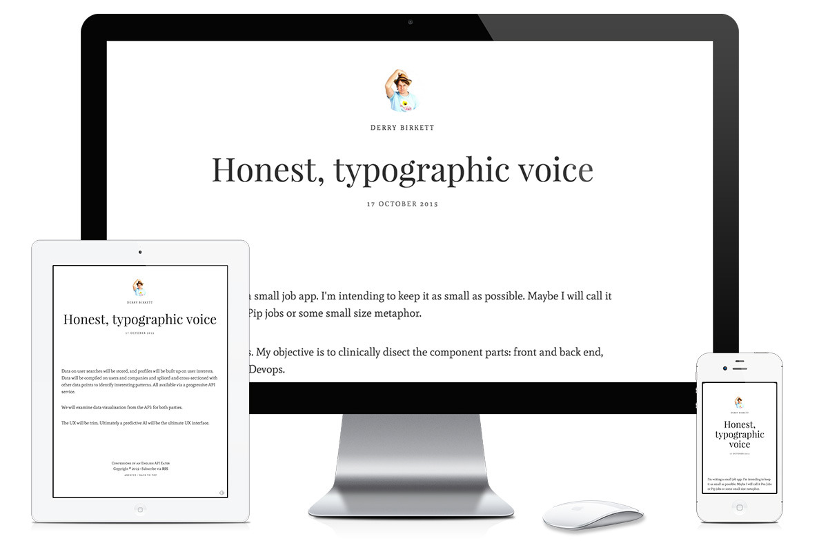 Vienna Typography Wordpress Theme, a WordPress Template by D2T Studio (Photo 2 of 2)