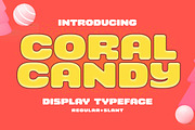 Coral Candy - Bold Display Font, a Font by Letterhend Studio (Thumbnail 1 of 10)