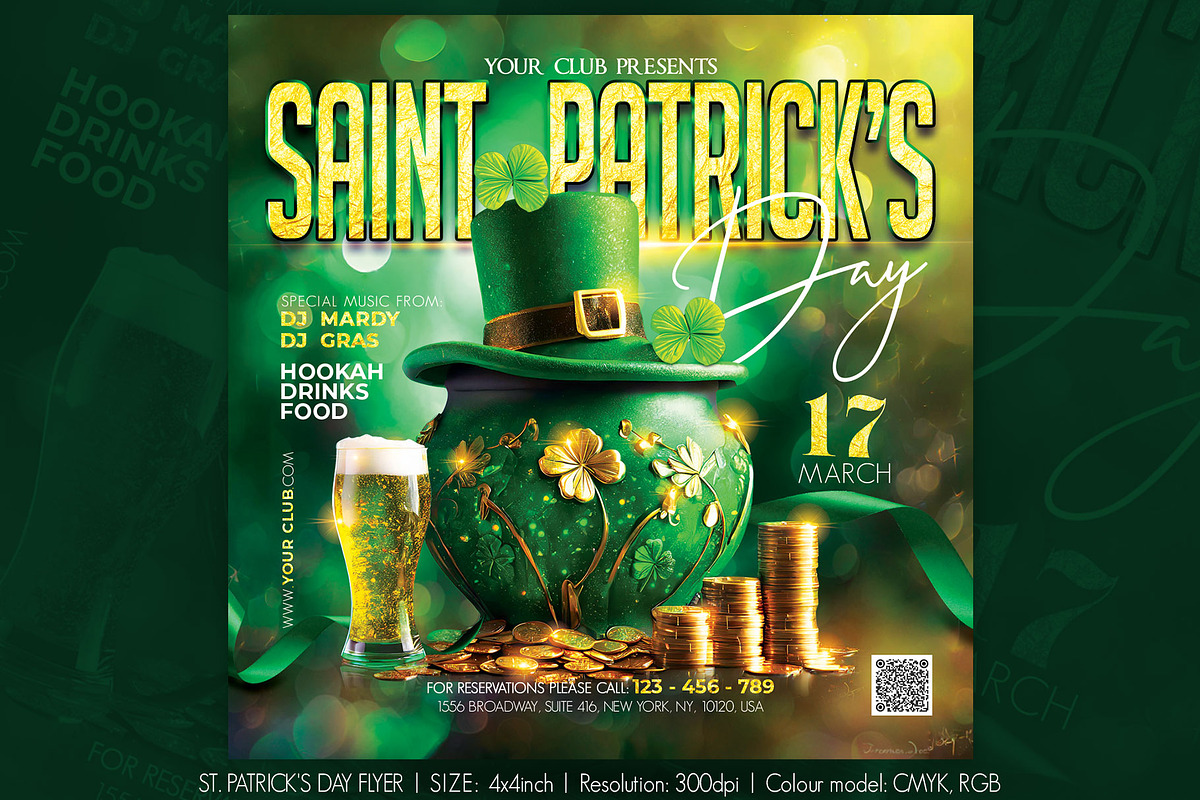 St. Patrick's Day Flyer, a Flyer Template by Artolus (Photo 1 of 2)
