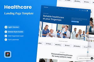 Carenova - Healthcare Landing Pages, a Landing Page Template by SLAB! Design