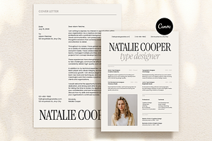 Beige Modern Minimalist CV Resume, a Resume Template by Creatif Foundry
