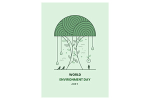 World Environment Day, a Seasonal Illustration by Creative Backgrounds