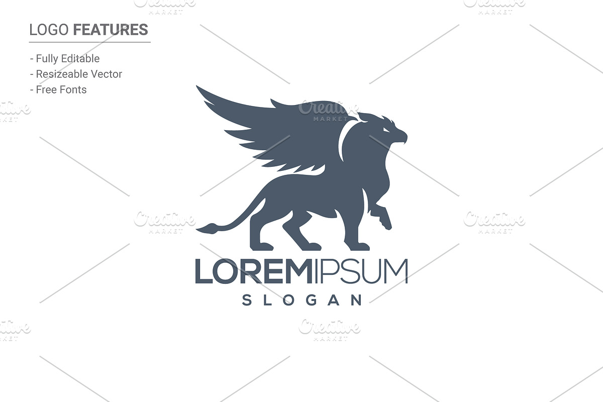Griffin Logo, a Branding & Logo Template by Ben Naveed