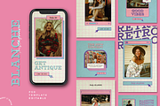 Blanche Instagram Template, a Social Media Template by Creatchees.std (Thumbnail 1 of 5)