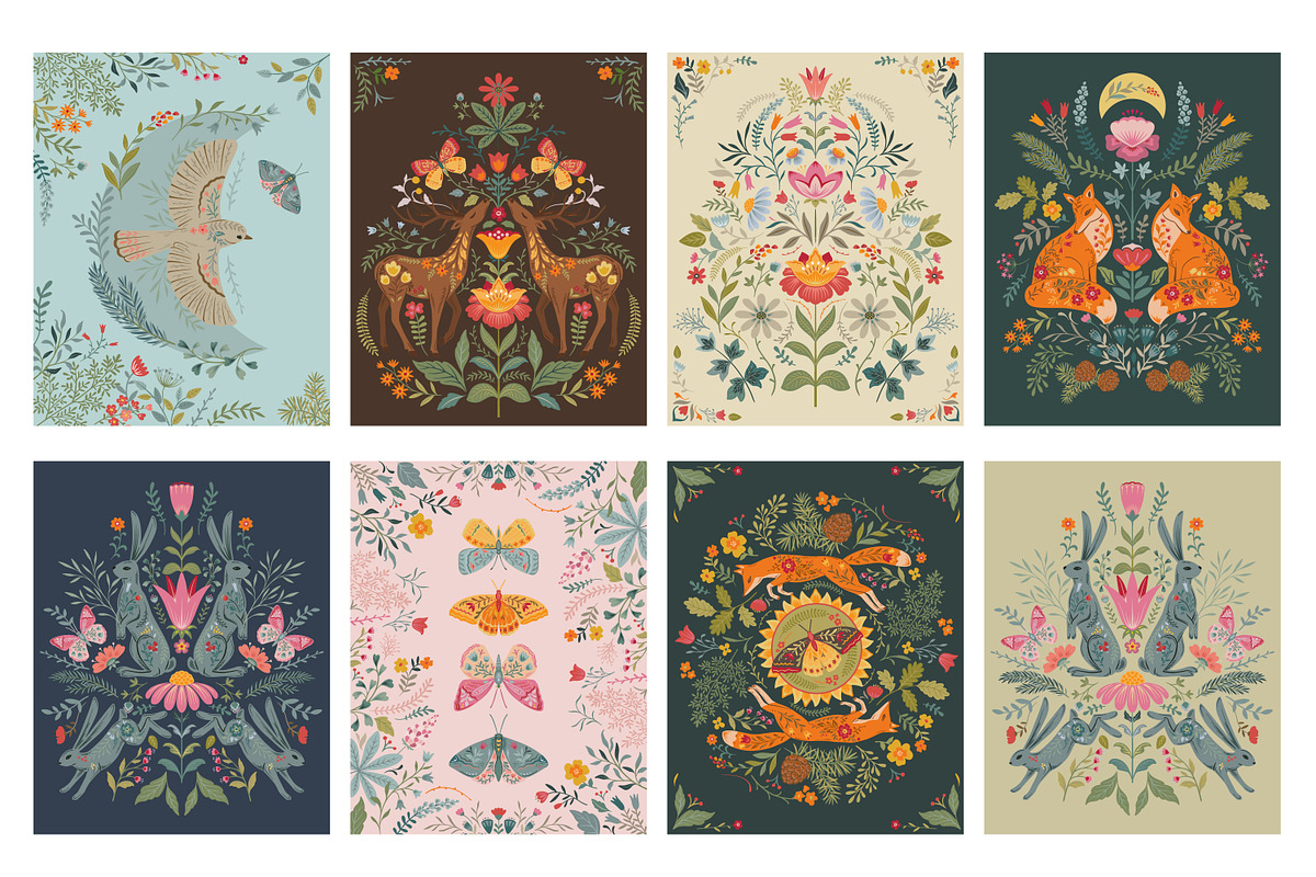 Forest Stories. Folk Collection, an Object Graphic by Molly art (Photo 8 of 17)